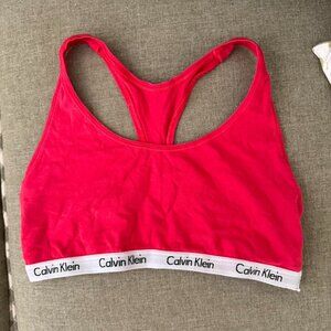 Calvin Klein red bra
